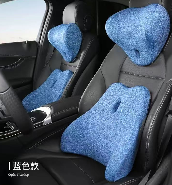 带孔头枕腰靠