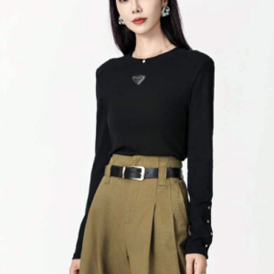 Spring and summer T Long sleeved shirt Casual Single Clothes