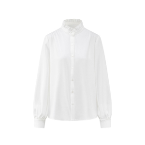 New gentle style spring and autumn high-end white shirt