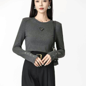 Spring and summer T Long sleeved shirt Casual Single Clothes