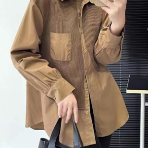 2025 Spring and Autumn Women's Loose Shirt coat