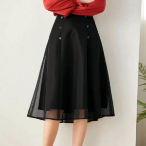 Summer women's half skirt Lace skirt Casual dress