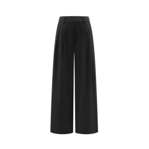 High waisted wide leg slimming casual suit pants