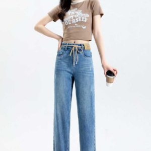 Ladies' slim fit jeans cropped pants
