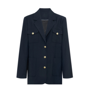 Advanced temperament,  navy blue suit jacket