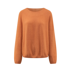 Lazy style loose soft and sticky round neck sweater