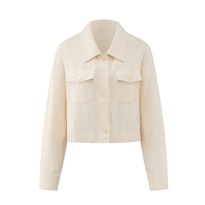 Polo Women's casual commuting with short collar jacket