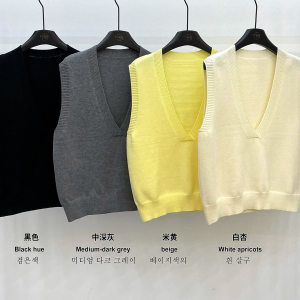 春夏季女韩版宽松无袖Sweater上衣