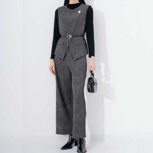 2025 the Spring and Autumn Annals New high-end western-style slim fit and slimming three piece set