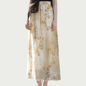 Apricot Blossom Smoke Rain. National style set｜a Umbrella skirt