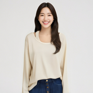 Spring new Korean casual long sleeves t Women's summer camisole with inner cover paired with two-piece top