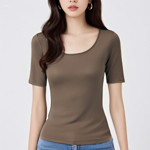 Summer New Top U Undercover shirt with collar,  shoulder length short sleeved shirt