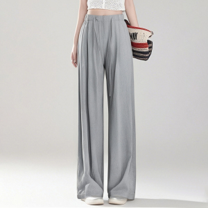 Spring and summer linen wide leg pants,  high waisted pants,  slimming straight leg pants