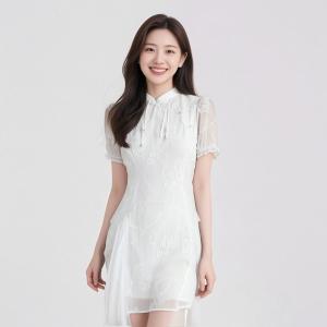 Summer New Chinese Retro Improved Cheongsam Style Dress