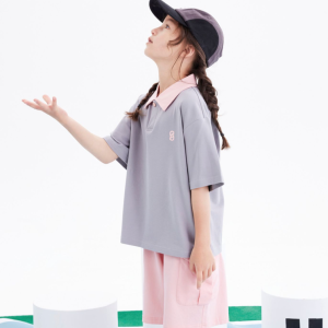 Spring and summer children's clothing POLO Middle aged children's sports and leisure shirts