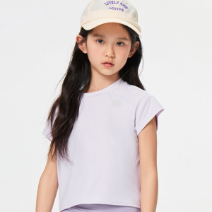 Children's short sleeves T Girl's sun protection sports training clothes,  quick drying tops,  trendy