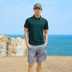 Fashionable and trendy men POLO The slim fit of the shirt highlights the charm of men and is super eye-catching