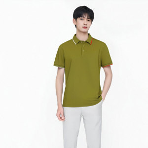 New urban commuting men's short sleeved lapel POLO Shirt