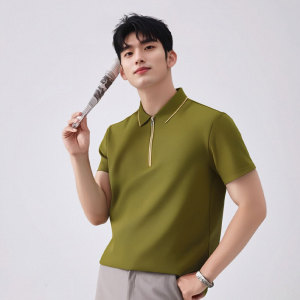 Summer new business casual loose sports short sleeved men's clothing POLO Shirt