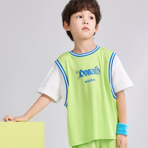 男童速干篮球服夏季新款儿童运动短袖
