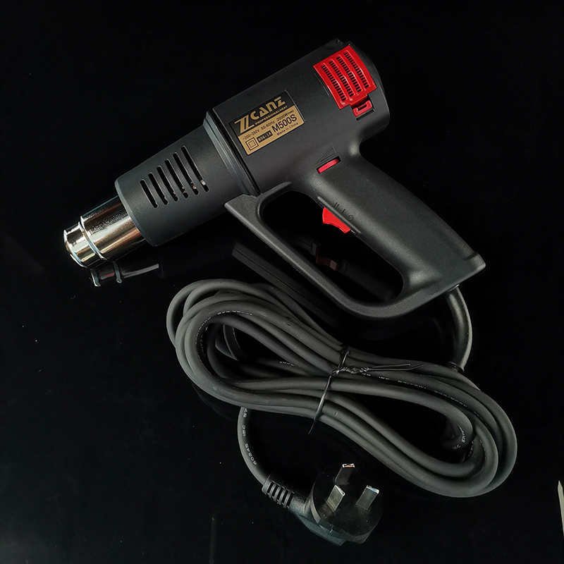 烤枪工业级小型大功率热风枪调温汽车改色贴膜烤枪M500S