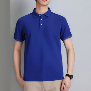 高端定制品质!  青年精纺短袖 POLO 衫,  顶级面料显尊贵