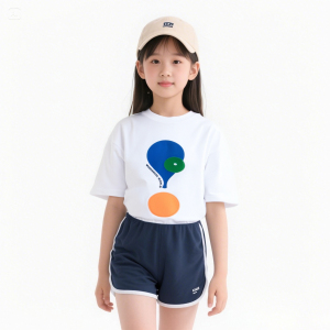 夏季新款儿童短袖 t 恤夏装中大童网红时髦上衣