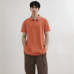 Men's summer short sleeved pure cotton T T-shirt Classic and versatile daily style top