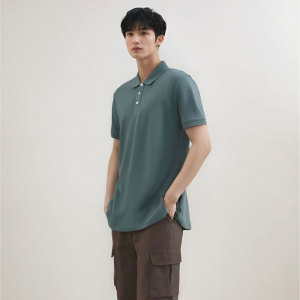 潮流叠穿必备!  年轻男士基础纯色 POLO 衫,  解锁多样穿搭