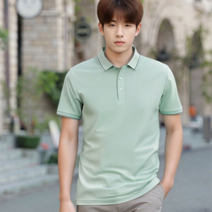 Ice Oxygen Bar Men's Summer Solid Color Short Sleeve Cool Touch Commuting Daily T T-shirt