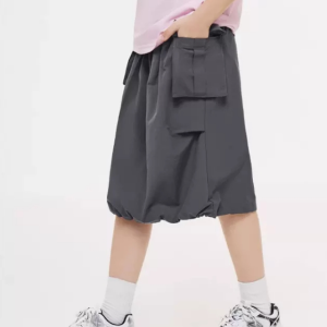 童装儿童半裙夏新款女童中长款洋气工装裙