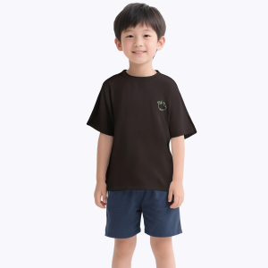 Summer New Product:  Boys' and Girls' Western Style Apple Short sleeved Top Trendy