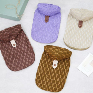 2025 New Pet Spring/Summer Thin Hoodie Breathable cotton Dog and cat casual versatile coat