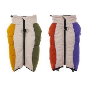 Pet color blocked workwear for spring and summer thin edition Color blocking splicing Corgi Bears Personalized street wear