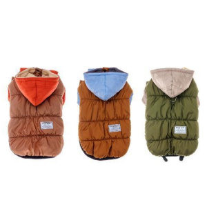 Winter Dog Thickened Waterproof Warmth Small and Medium sized Dogs Can Traction Vest