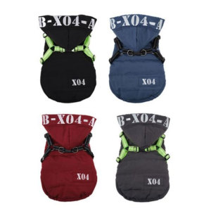 Pet short hooded cotton jacket Sharp cut freedom of movement Easy to match Essential fashion for autumn and winter