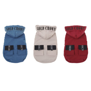 Dog clothes with hats,  teddy bears,  small and medium-sized dogs that can be pulled in winter,  thick and warm,  pet cotton clothing for small dogs