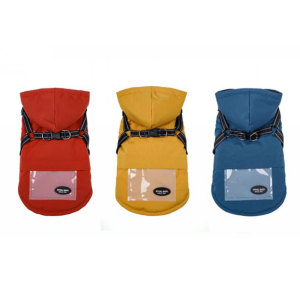 Dog clothes autumn and winter hooded corgi Chenery pet down jacket vest small dog winter teddy bear cotton padded clothes