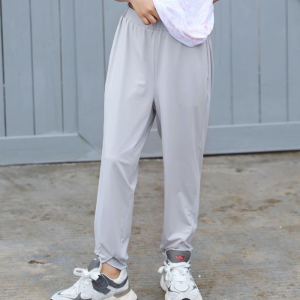 Children's mosquito repellent pants summer thin ice silk pants for boys and girls