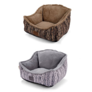 Imitation bark pattern-High backrest sofa bed