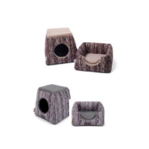 Imitation bark pattern-Three dimensional dual-use sponge nest