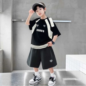 Summer new casual sports style versatile fashion set for boys