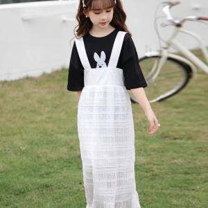 夏季新款韩版女童儿童吊带裙中大童百搭连衣裙纱裙潮