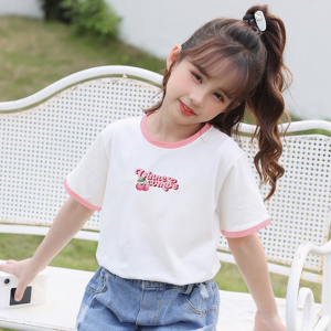 夏季新款水果印花女童宽松显瘦半袖上衣