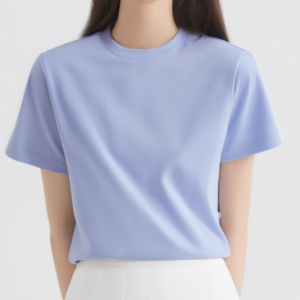 Summer solid color heavyweight loose short sleeved shirt T Large children's clothing in the shirt