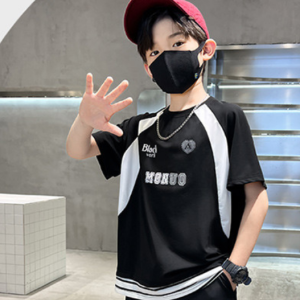 Summer new children's sportswear with loose short sleeves for adults T T-shirt