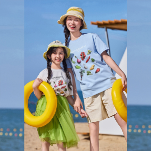 Korean children's clothing girl cute short sleeved T Summer shirt,  children's top