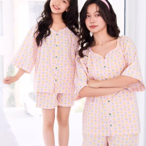 Pajama set Japanese cute cartoon family home outfit
