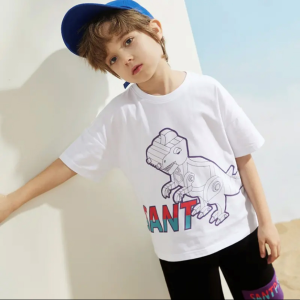 Children's clothing,  boys' cartoon short sleeves T Children's summer shirt