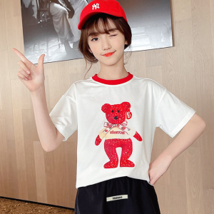 Summer new children's clothing T Cartoon summer top for children and girls in the shirt